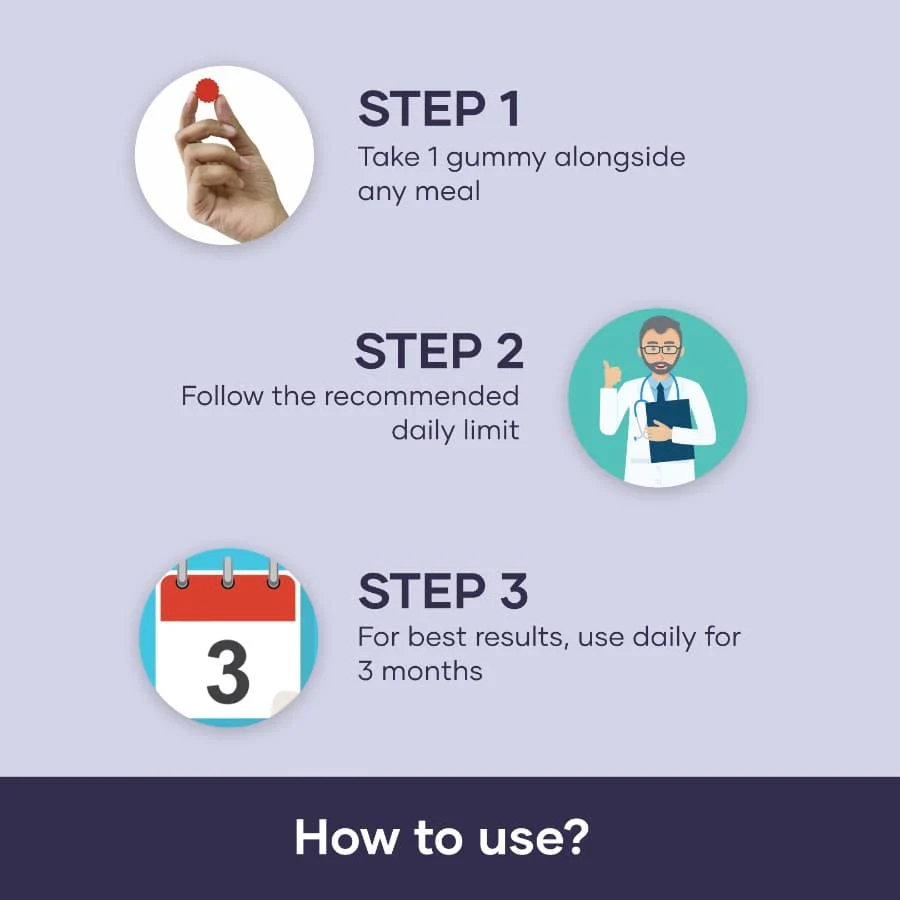 Apple Cider Vinegar Gummies for Weight Loss | 5% Acetic acid - (30N) - (Launch Offer) - Image 4