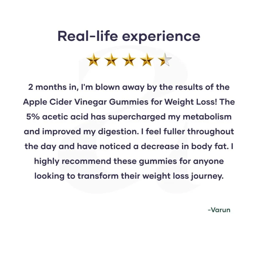 Apple Cider Vinegar Gummies for Weight Loss | 5% Acetic acid (30N) - Image 5