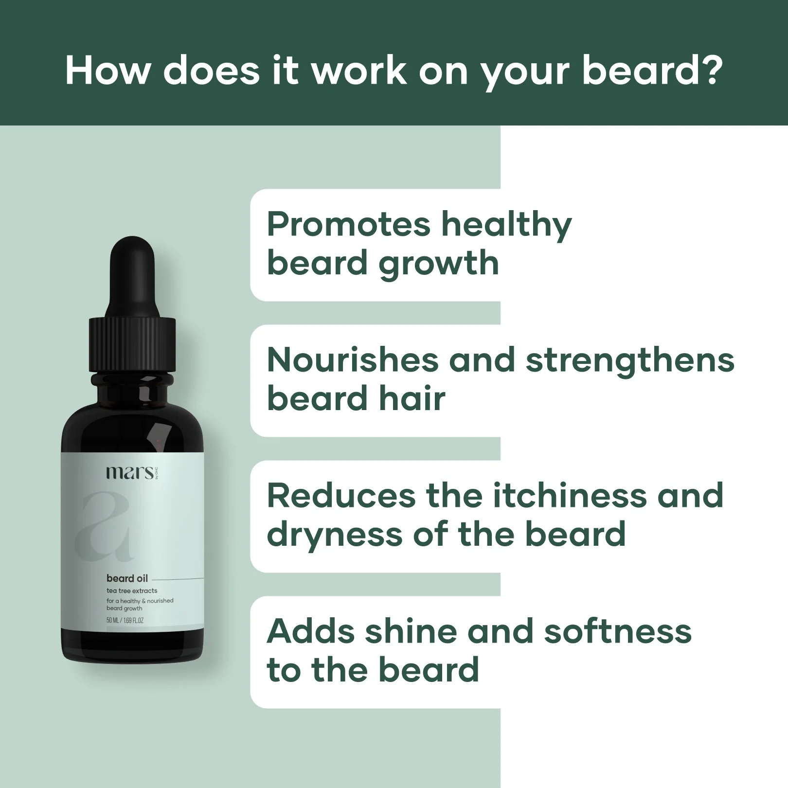 Beard Growth Oil for Smooth Beard - Image 3