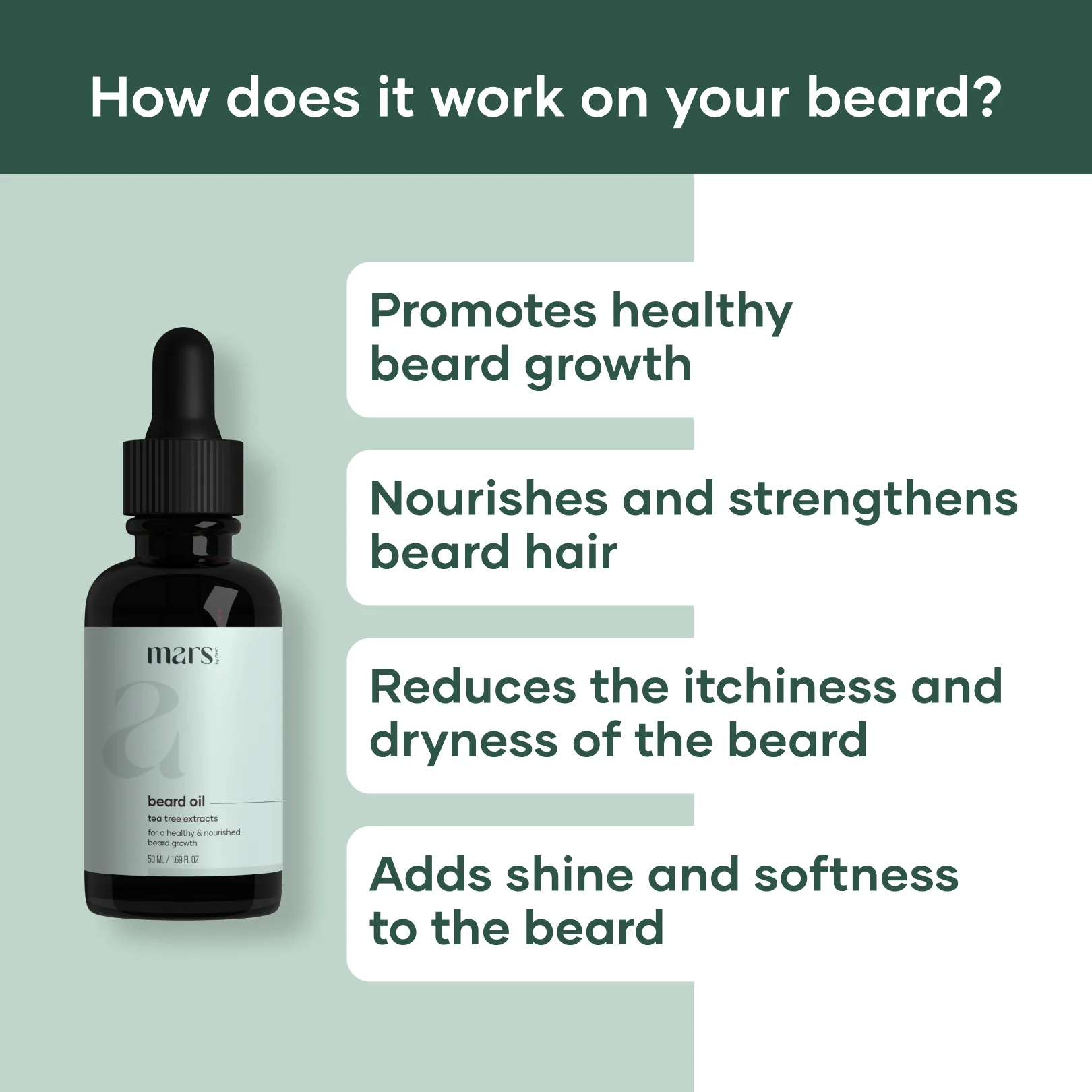 Beard Growth Oil for Smooth Beard - Image 3