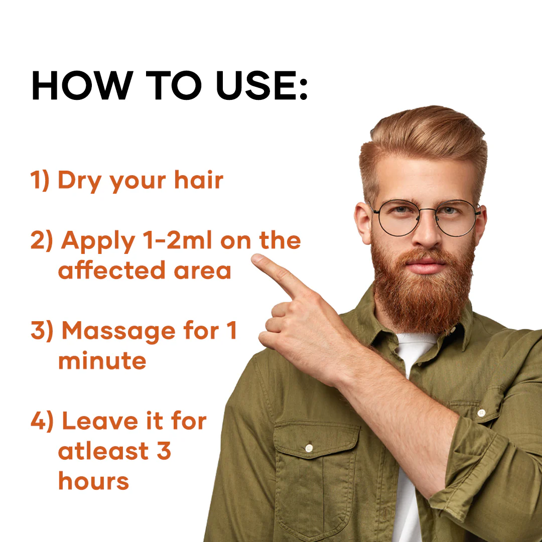 Beard Topical Solution (60 ml) | Beard Growth Gummies (30 N) - Image 3