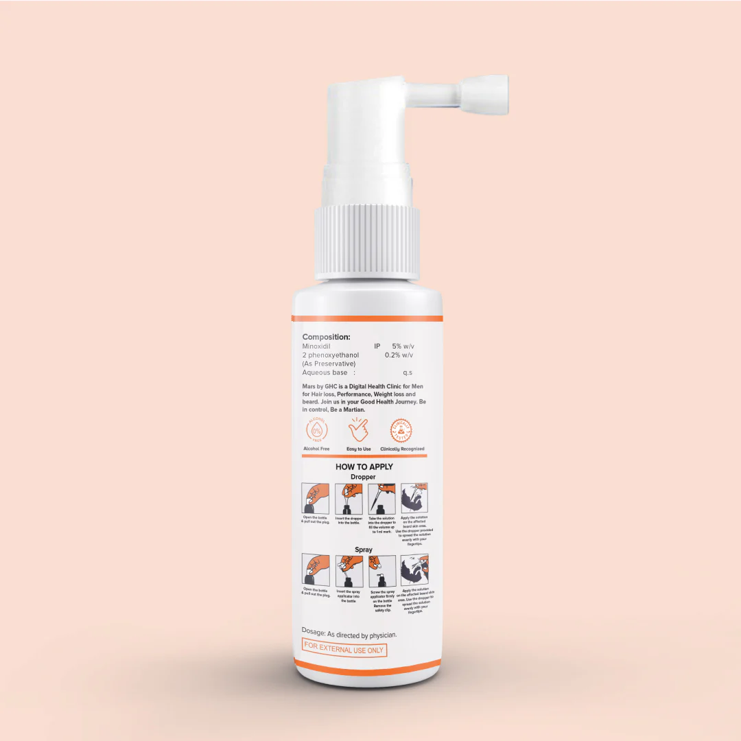 Beard Growth Serum (60 mL) | beard growth solution | Grow Beard | 5% Topical Solution for beard - Image 7