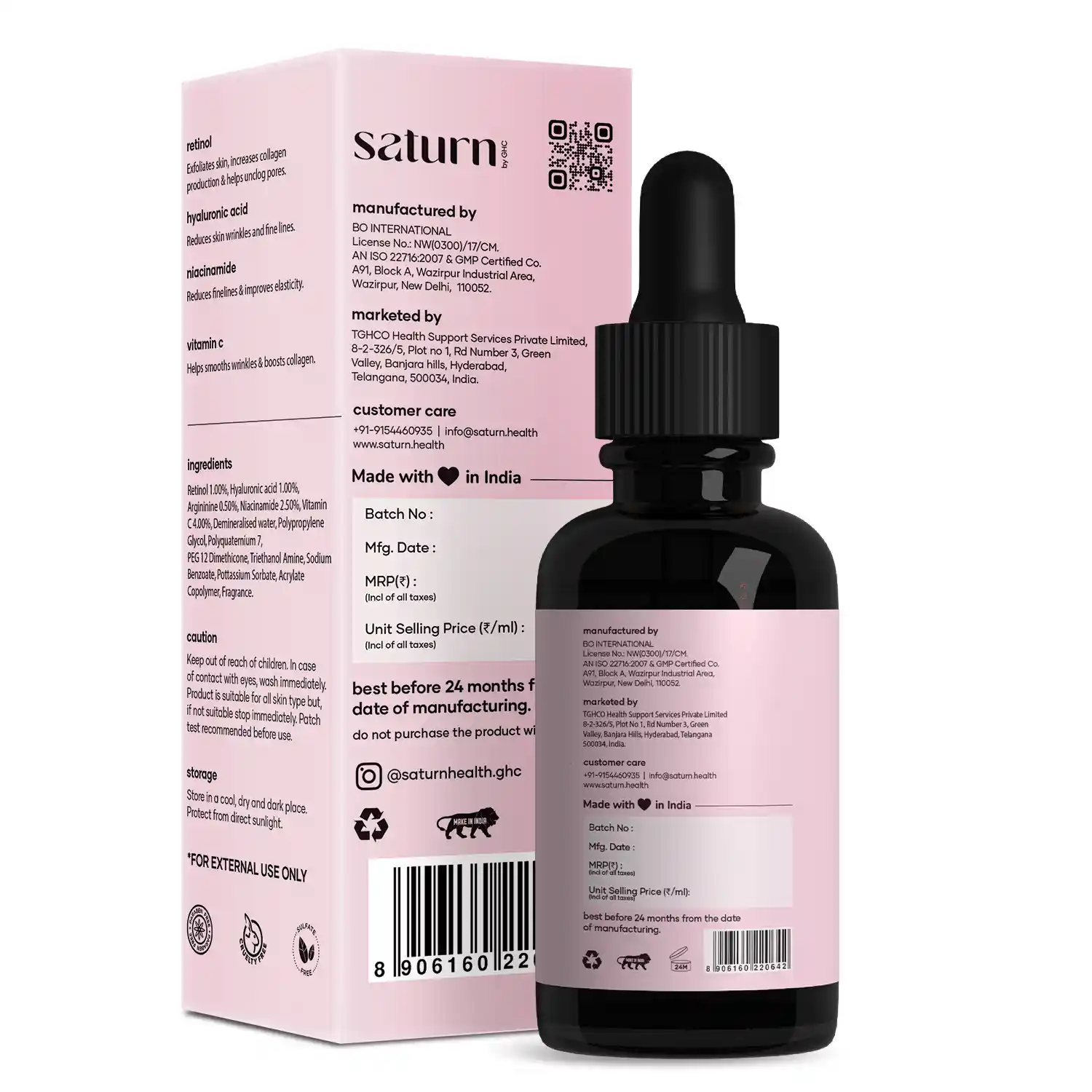 1% Retinol + 4% Vitamin C Anti-Ageing Serum - Image 10