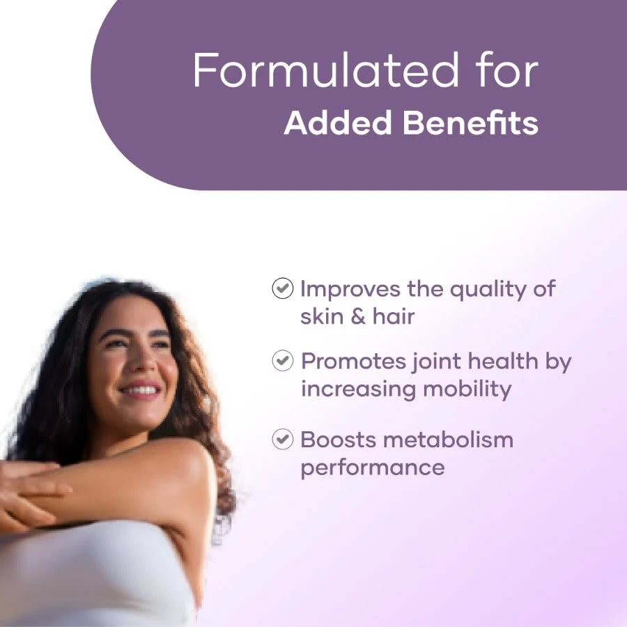 Plant-Based Collagen Supplement Powder for Women | Powered with Vitamin C, Acai Berries, Boitin & Sea Buckthorn - Image 3
