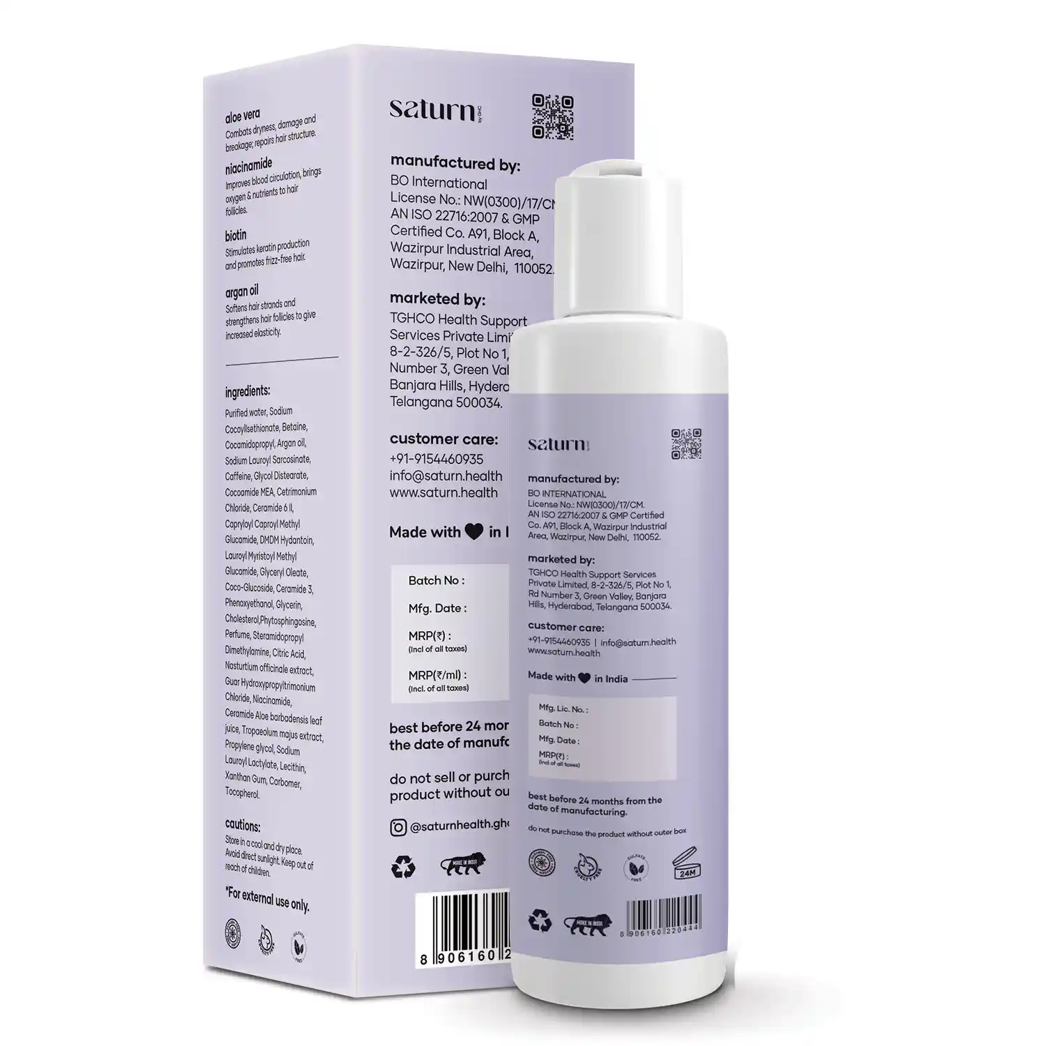 Anti Hairfall Shampoo for Women with Caffeine & Aloevera - Image 9