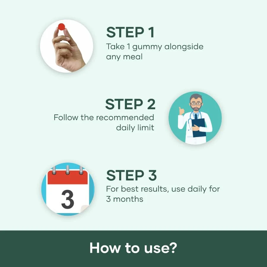 Biotin Gummies for Hair with Zinc - Image 4