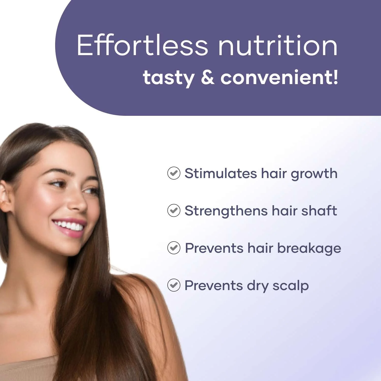 Biotin Gummies for Hair, Skin & Nails (30N) - Image 3