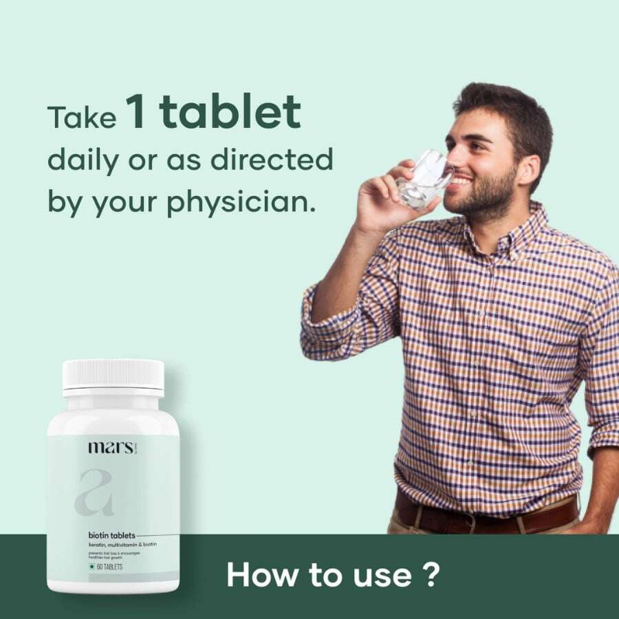 Biotin Tablets for hair growth with Vitamin B7 - Image 4