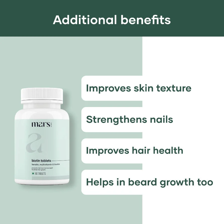 Biotin Tablets for hair growth with Vitamin B7 - Image 3