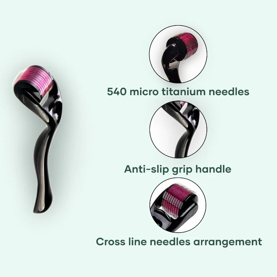 Derma Roller 0.5 mm for Face, Hair & Beard - Image 2