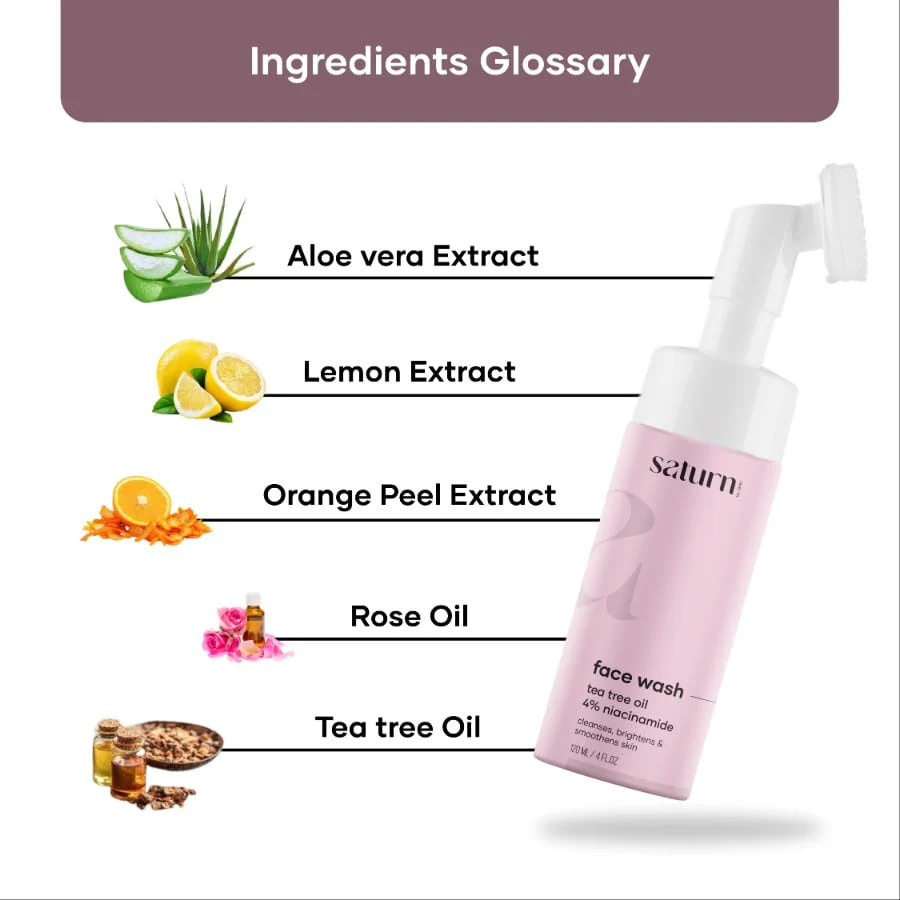 Foaming Face Wash with Tea Tree Oil - Image 2