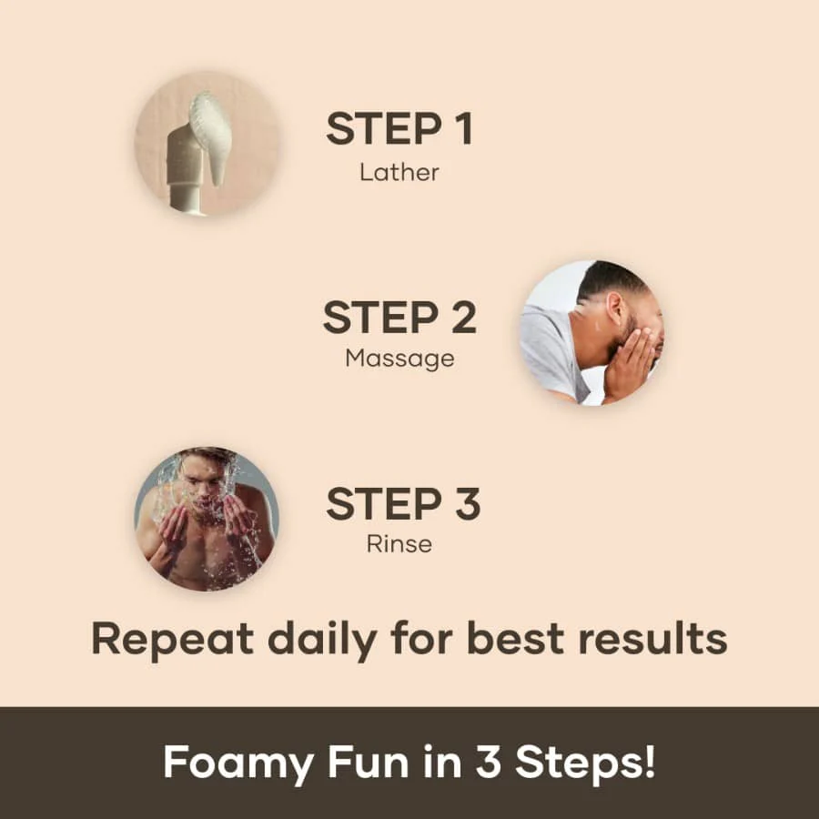 Foaming Face Wash with Exfoliating Brush - Image 4