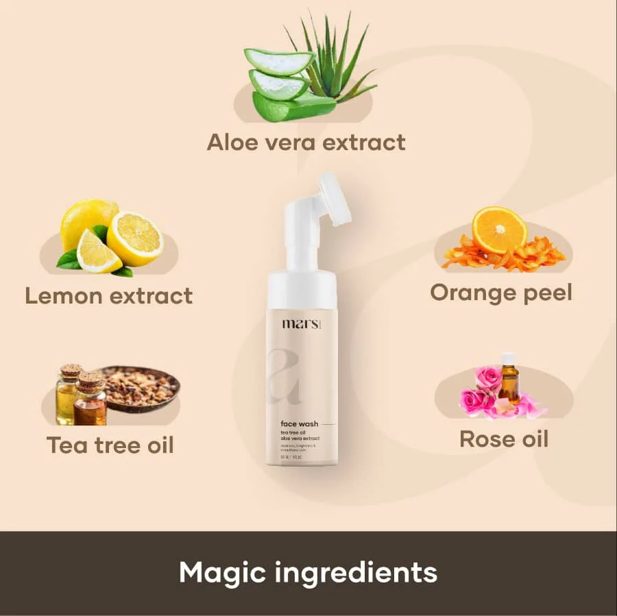 Foaming Face Wash with Exfoliating Brush - Image 2