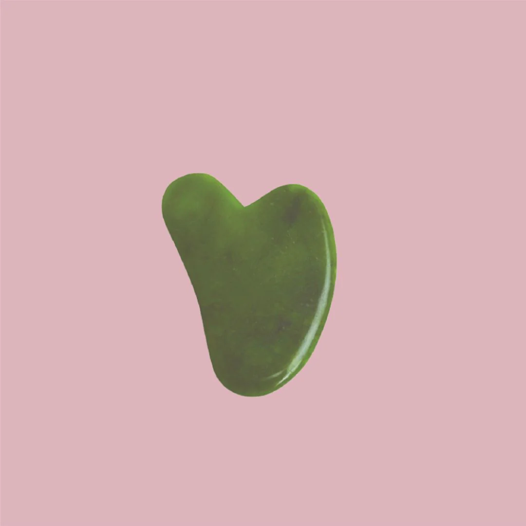 Gua Sha | For Face and skin | Very effective face Massager | Natural stone | Improves skin elasticity | Reduces puffiness & wrinkles