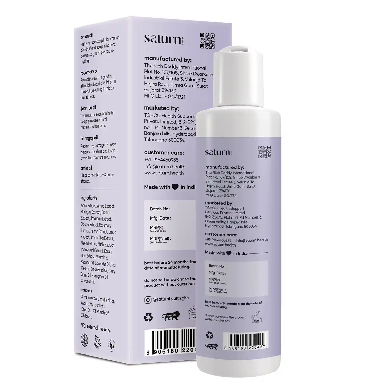 Onion Hair Oil with Bhringraj & Tea Tree Extracts - Image 11