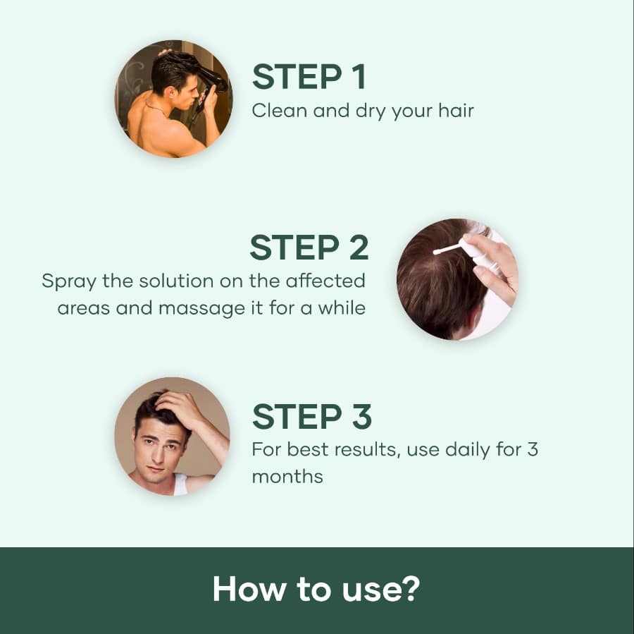 Minoxidil Solution for Hair Regrowth (60 mL) | Minoxidil 5% Topical Solution | Best Hair Loss Treatment - Image 4