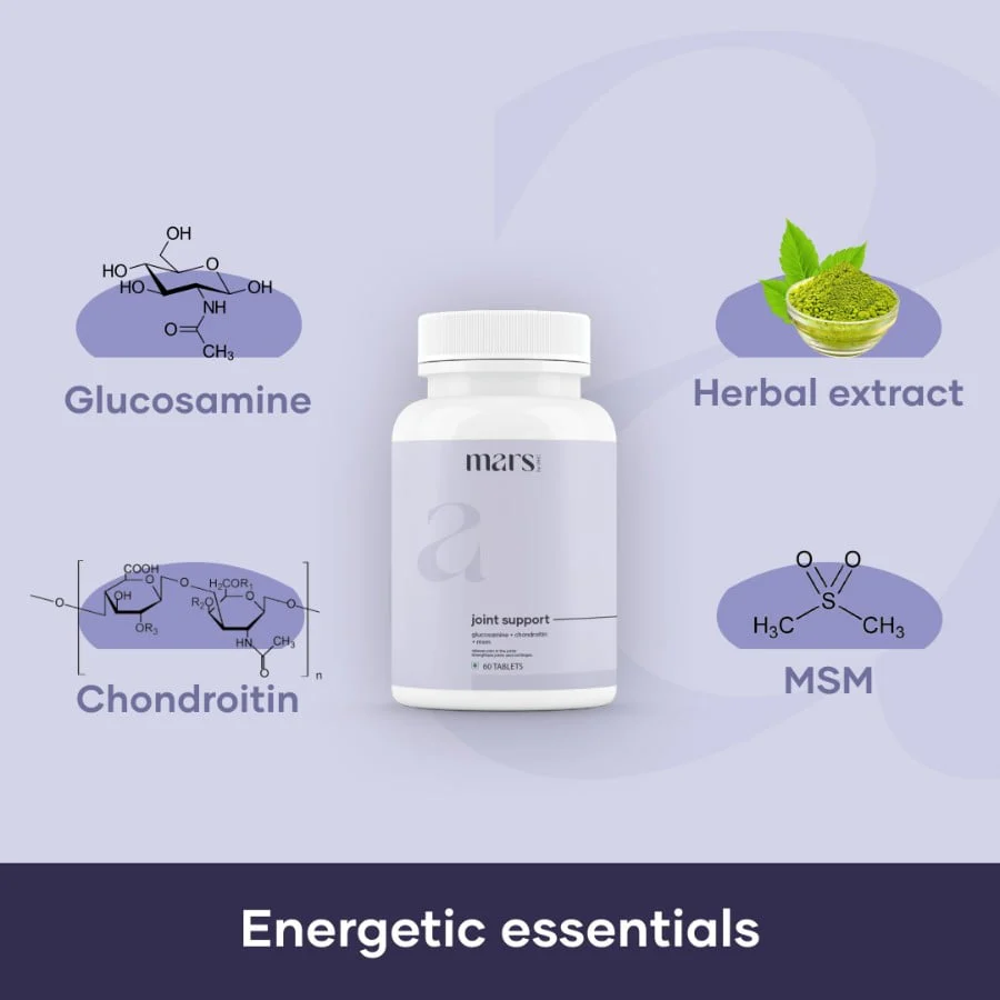 Joint Support With Glucosamine Chondriotin and MSM Supplement 1200mg - (60 N) - Image 2