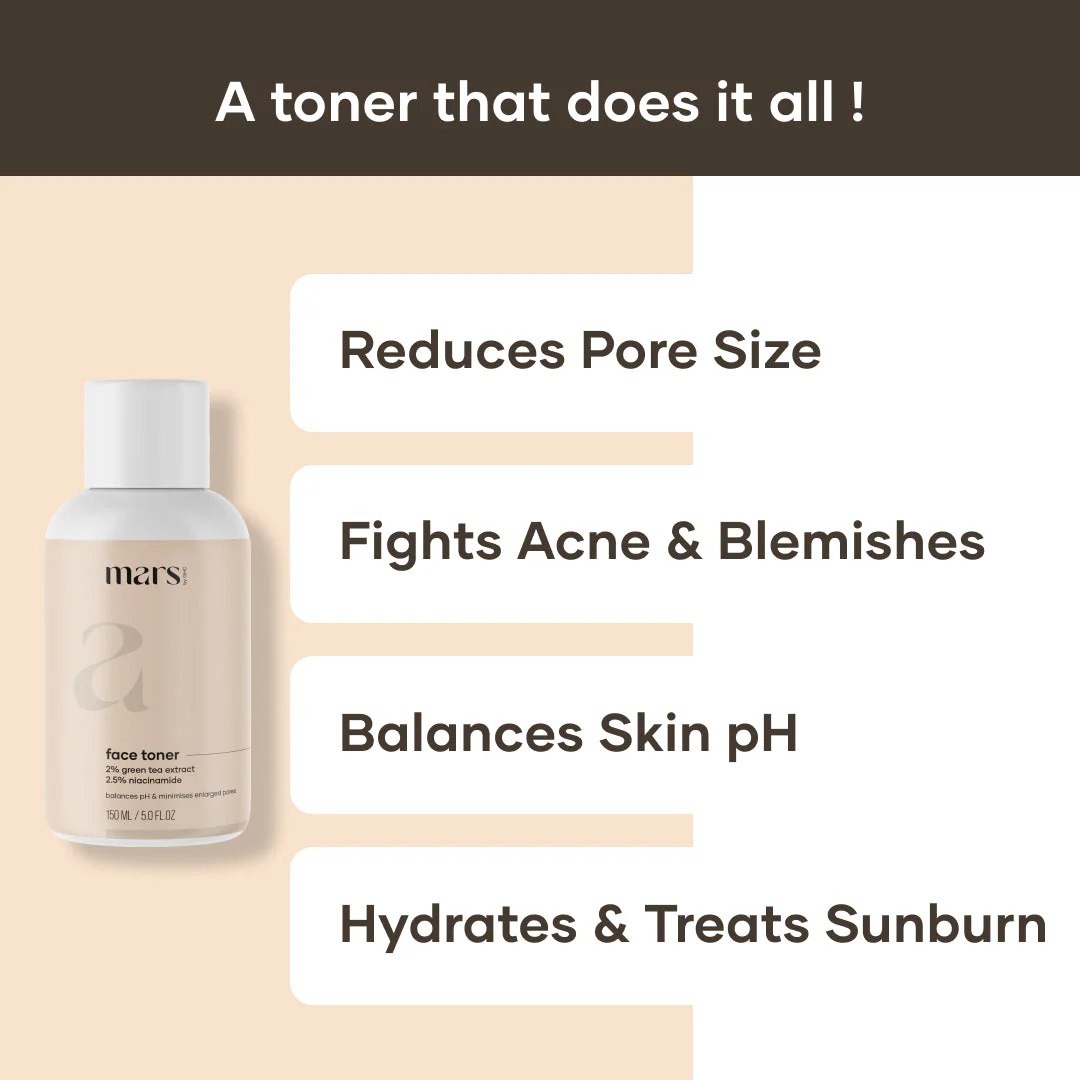 Mars 2% Natural Green Tea Face Toner - Image 3