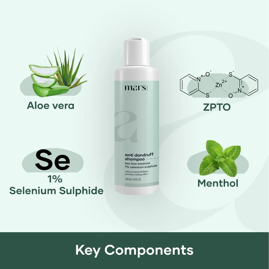 Mars Anti-Dandruff Shampoo With Aloe Vera & Menthol - Image 2
