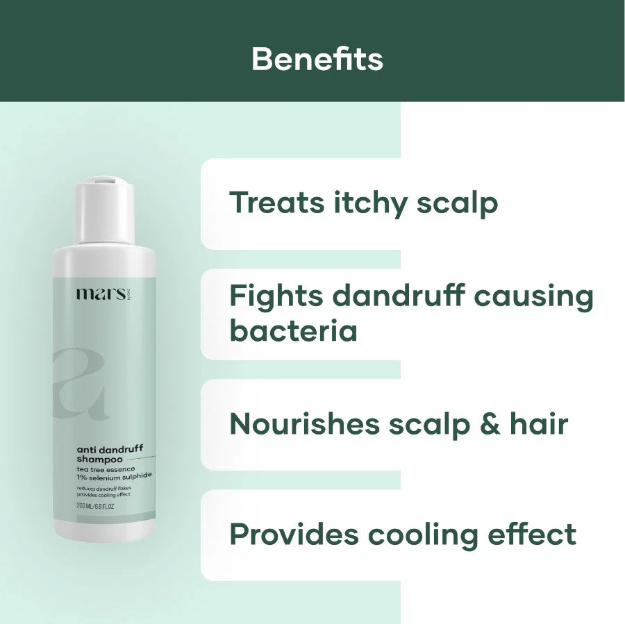 Mars Anti-Dandruff Shampoo With Aloe Vera & Menthol - Image 3
