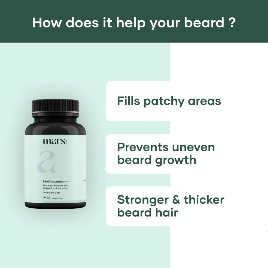 Mars Beard Growth Gummies - Image 3