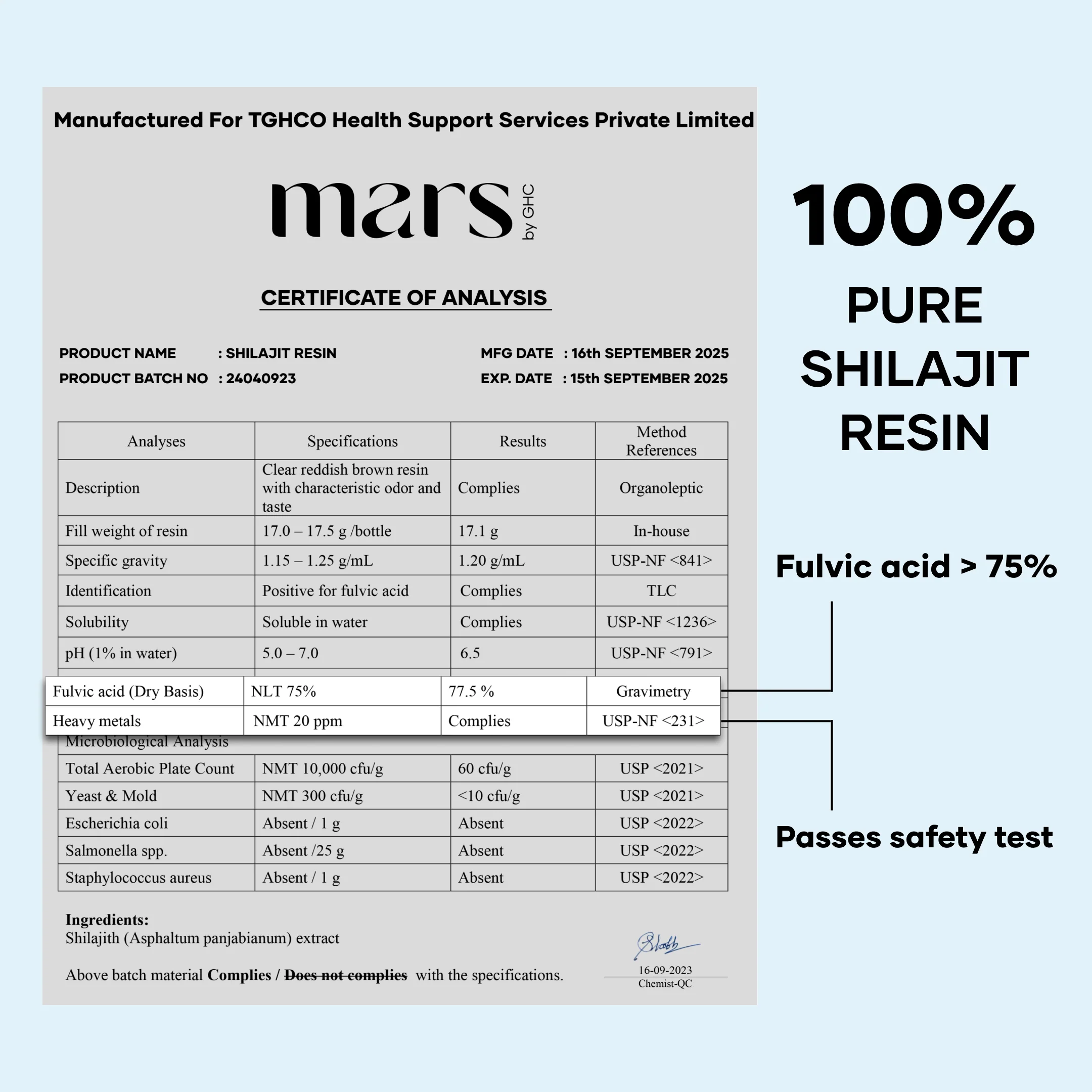 Mars Pure Himalayan Shilajit (Resin) - 15g - Image 2