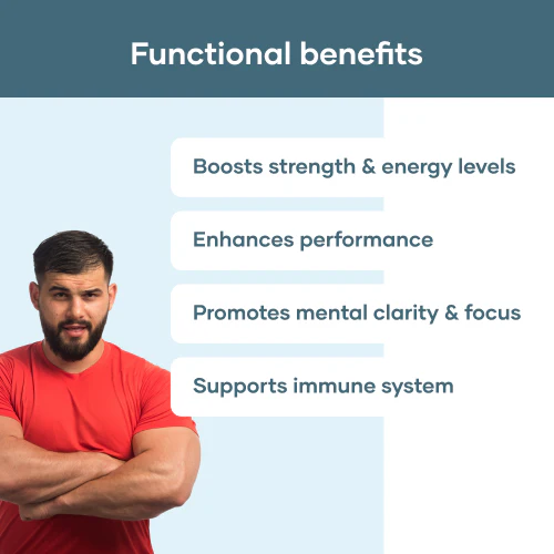 Mars Strength Max Combo: Pure Himalayan Shilajit & Lion's Mane Caps Powered With Tongkat Ali - Image 5