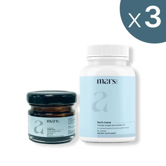 Mars Strength Max Combo: Pure Himalayan Shilajit & Lion's Mane Caps Powered With Tongkat Ali - Image 9