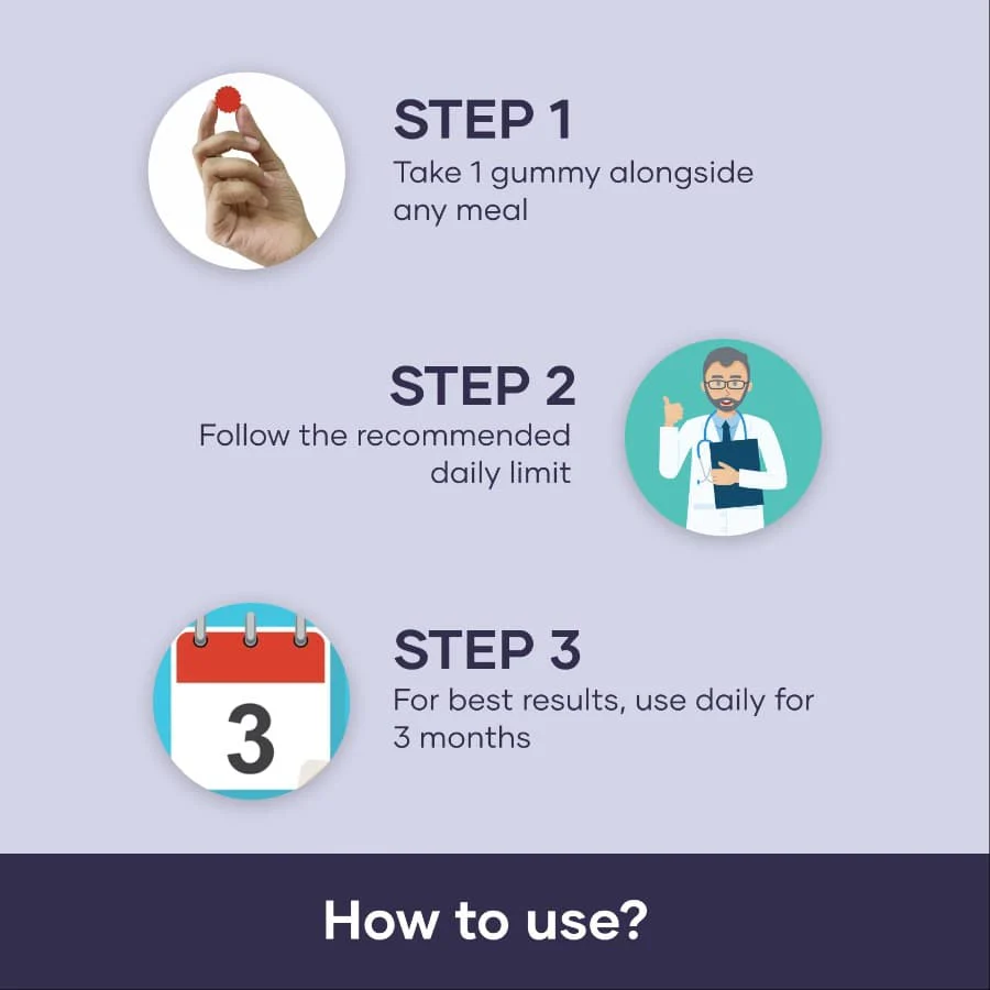 Multivitamin Gummies for Men | Powered With Multiviatmins, Zinc & Folic Acid - (30N) - Image 4