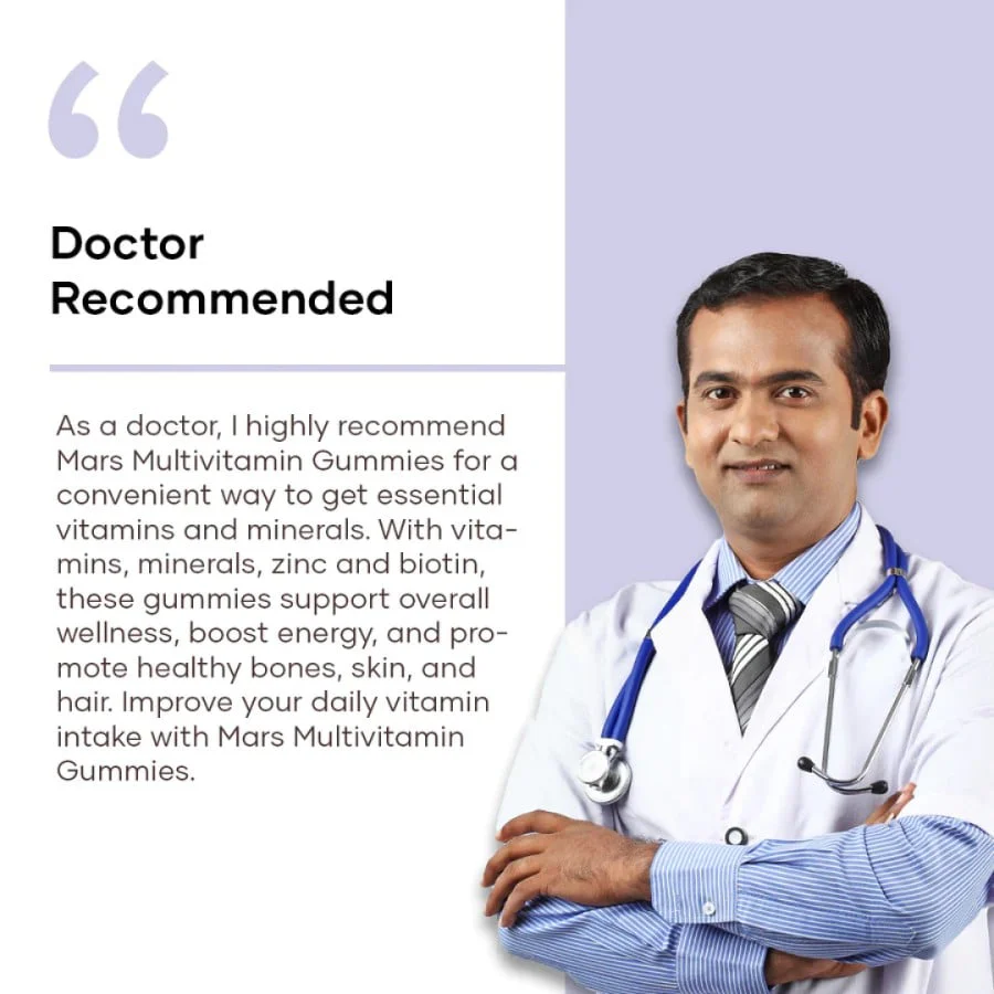 Multivitamin Gummies for Men | Powered With Multiviatmins, Zinc & Folic Acid - (30N) - Image 5