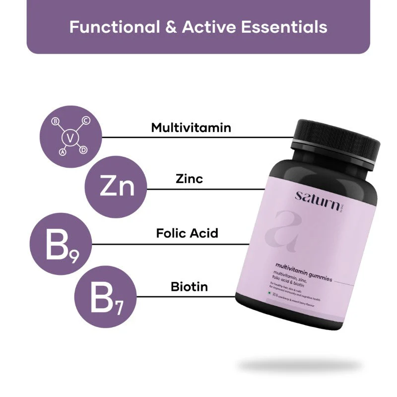 Multivitamin Gummies for Women (30N) | Powered With Multiviatmins, Zinc & Folic Acid - Image 2