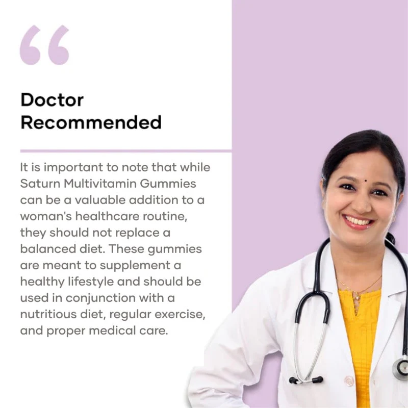 Multivitamin Gummies for Women (30N) | Powered With Multiviatmins, Zinc & Folic Acid - Image 5