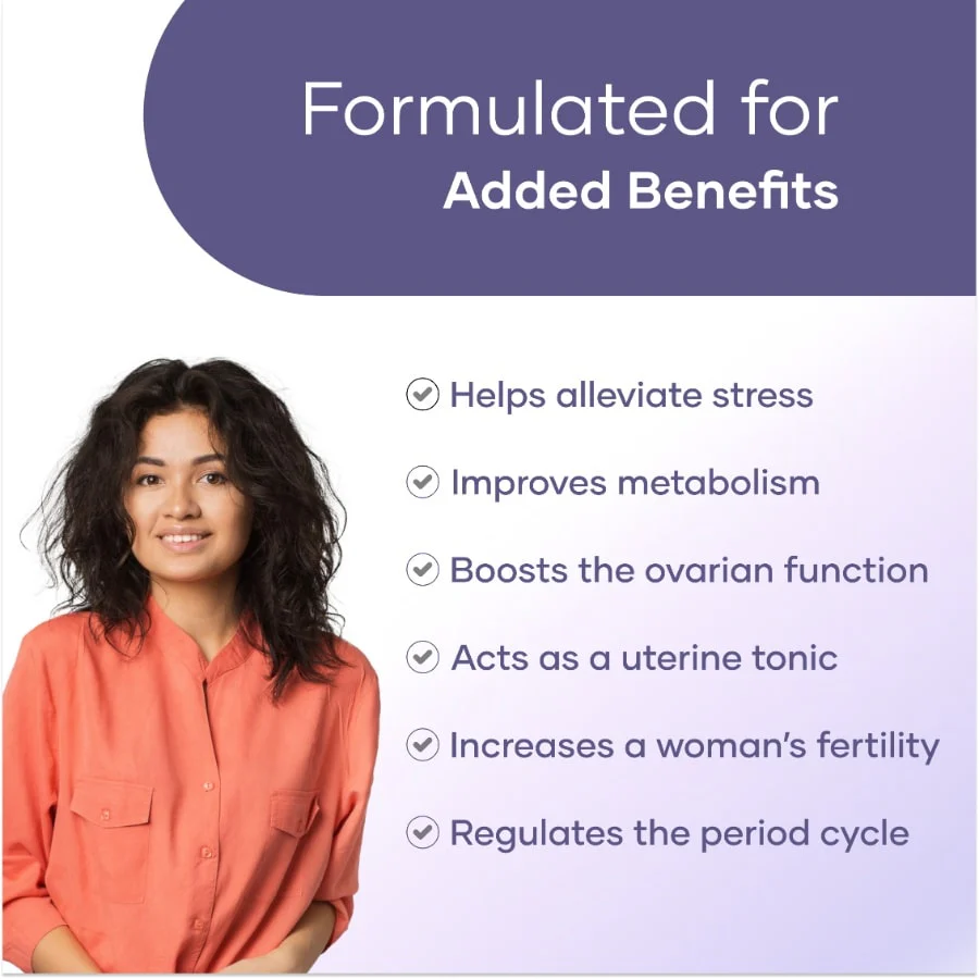 Saturn PCOS Capsules with Shatavari & Gokshura - Image 3