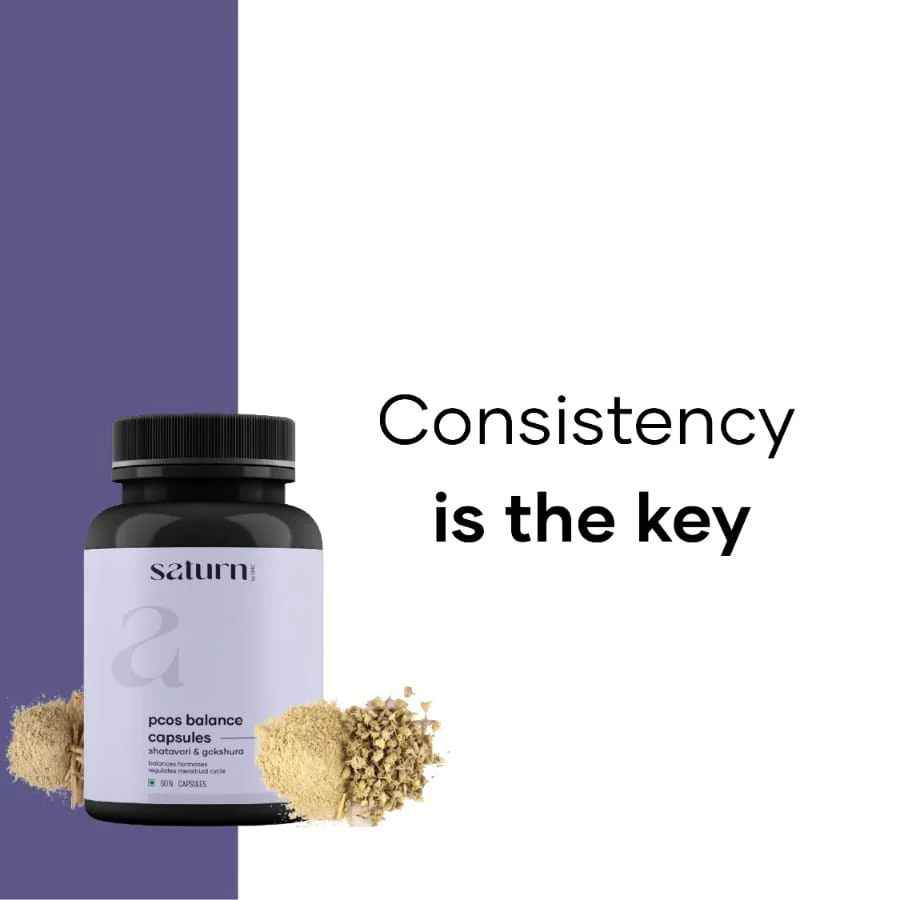 Saturn PCOS Capsules with Shatavari & Gokshura - Image 6