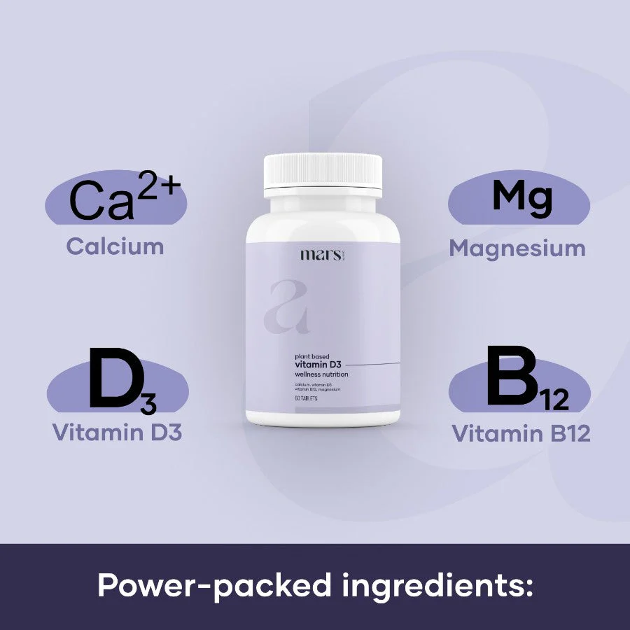 Vitamin D3 400 IU + Calcium 1000mg - (60 N) - Image 2