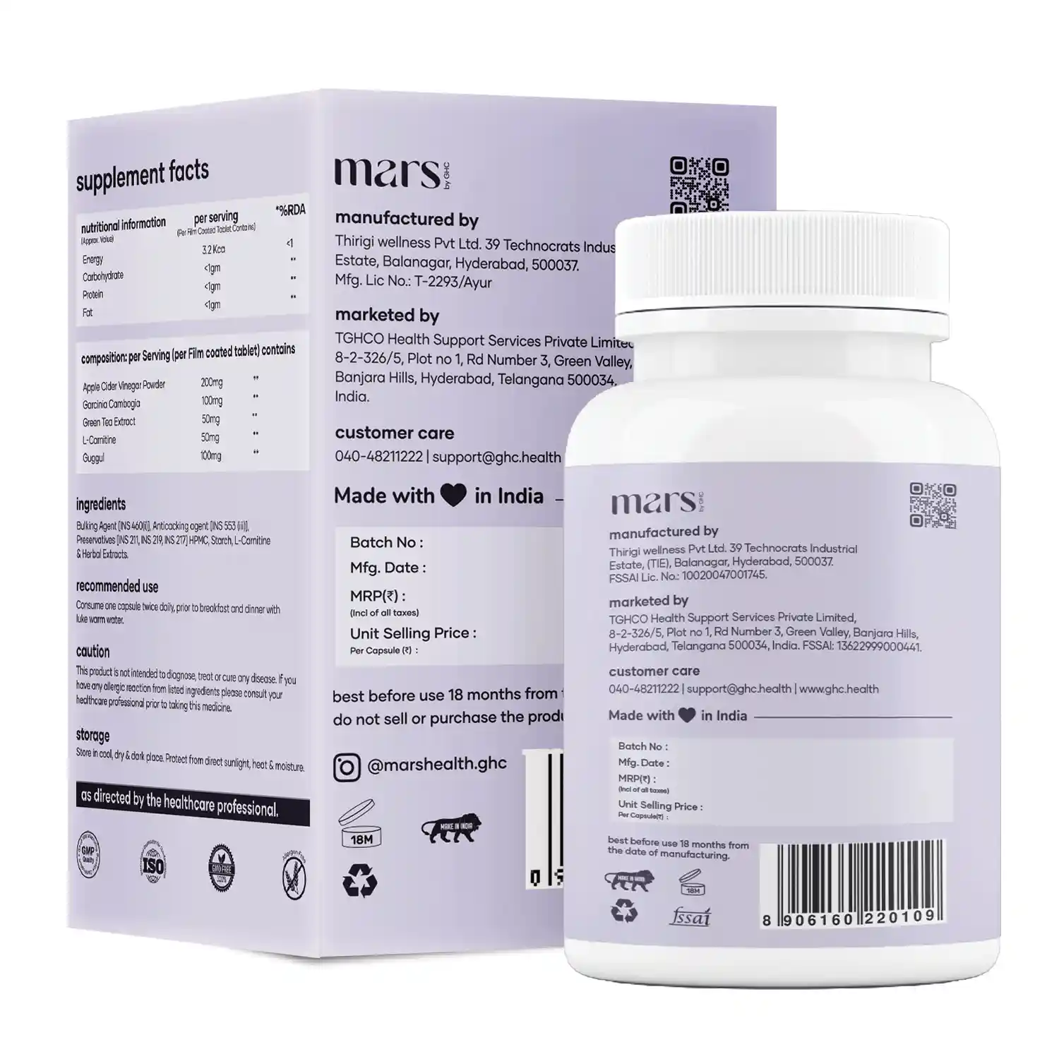 Weight Loss Max - Apple Cider Vinegar with garcinia cambogia extract, L carnitine - (60 N) - Image 10