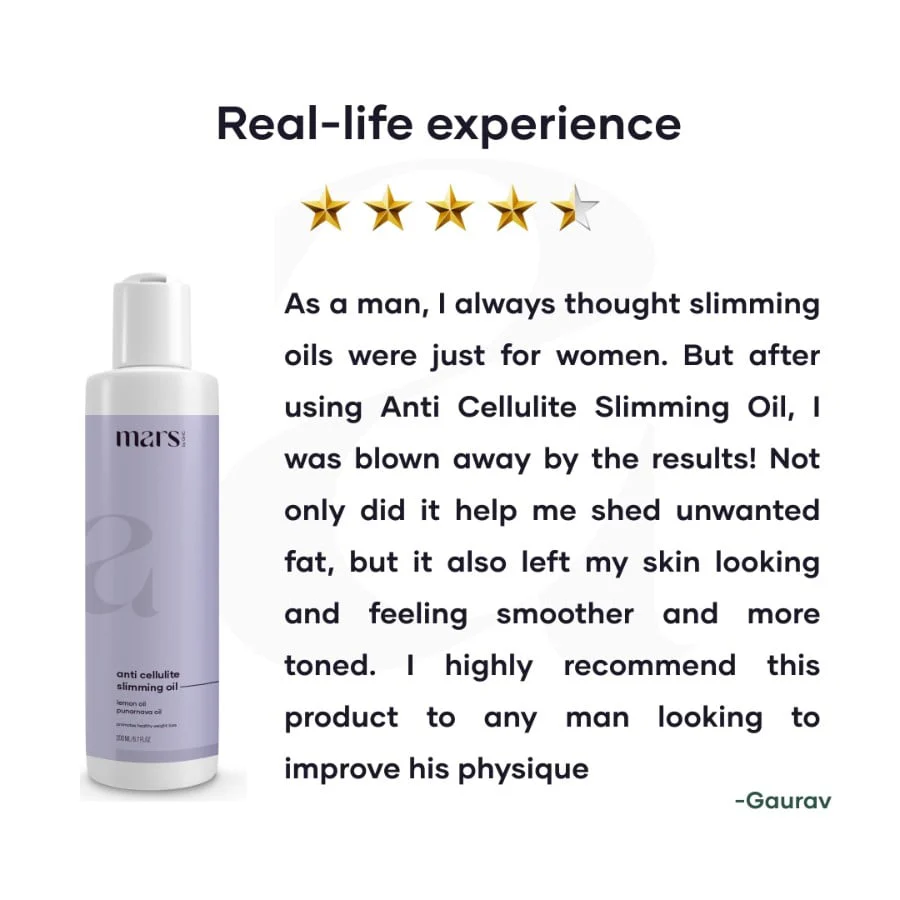 Anti Cellulite Slimming Oil - (200 ml) - Image 6